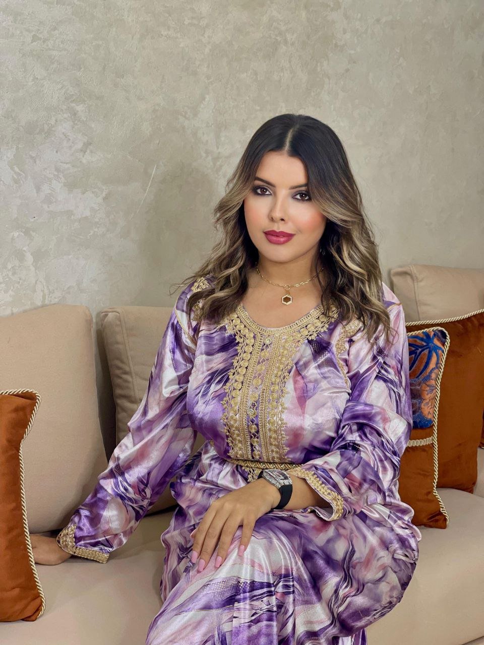 Moroccan Crepe Caftan Moroccan Crepe Caftan