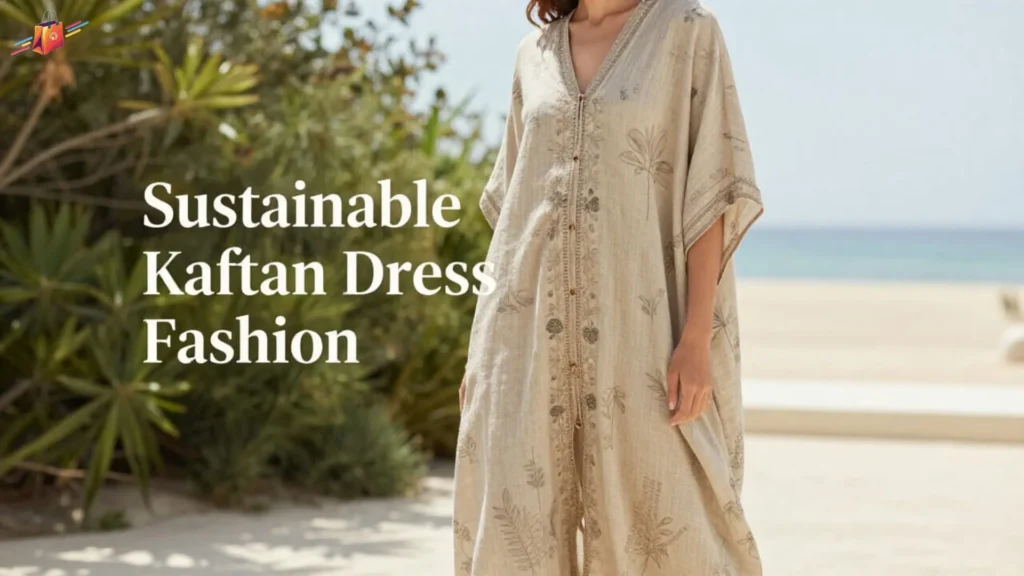 sustainable kaftan dress fashion