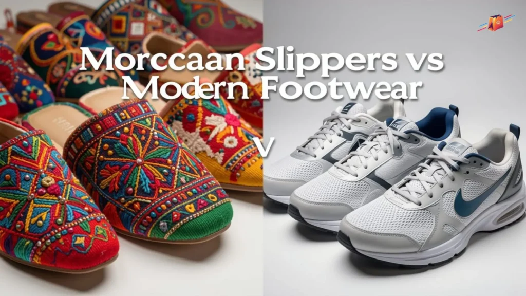 moroccan slippers vs modern footwear