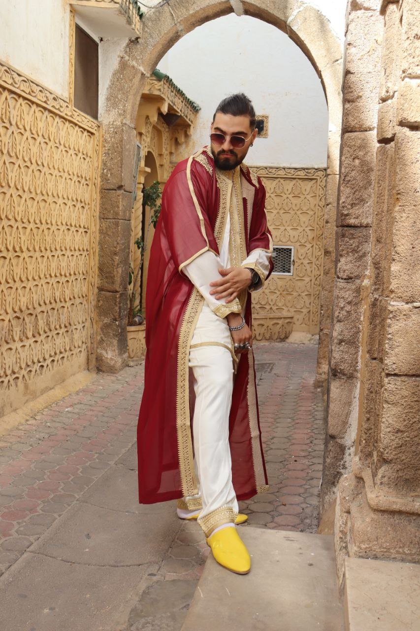 men's Moroccan wedding outfit