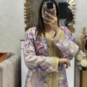 Moroccan Takchita 2-Piece Premium Silk Wedding Dress