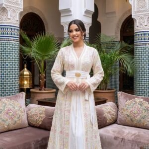 Luxury traditional Moroccan Takchita dress for weddings